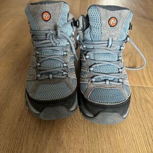 Merrell Blue and Gray Hiking Boots